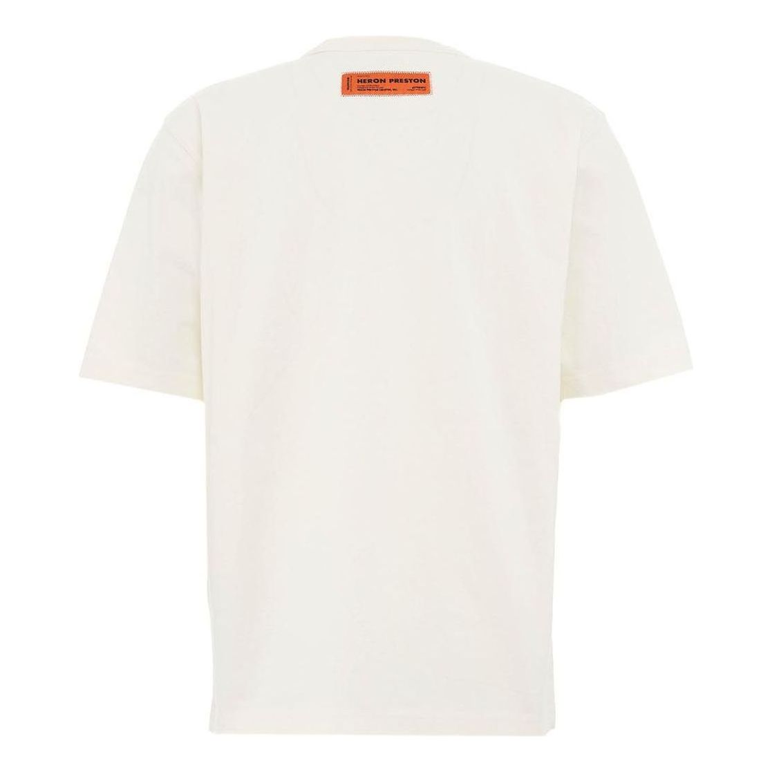 HERON PRESTON FW22 Halftone Heron T-shirt 'White Navy Blue' HMAA032F22JER0140146