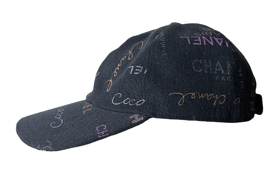 CHANEL 1986 1988 Denim Cap