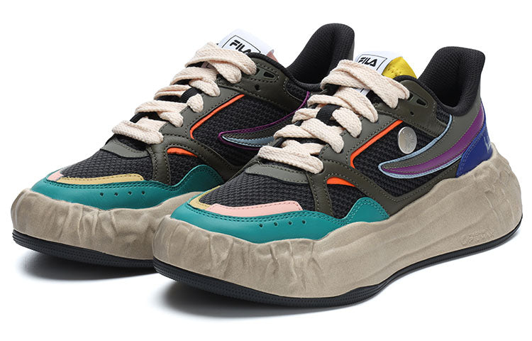 (WMNS) FILA x MIHARA YASUHIRO Sneakers 'Black Grey Purple' F12W224103FBO