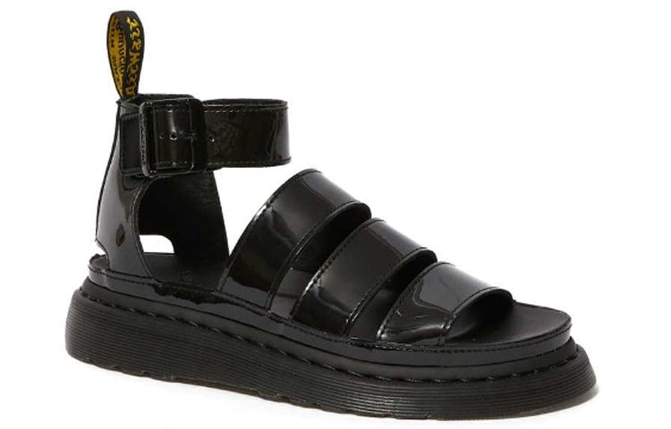 Dr. Martens Clarissa II Patent Leather Strap Sandals Black 24822001