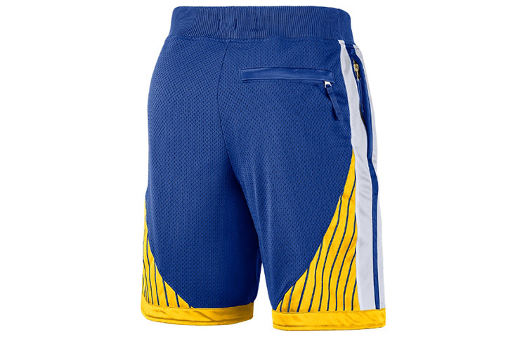 NBA-Nike Warriors Sports Basketball Shorts Navy Blue AJ9168-495