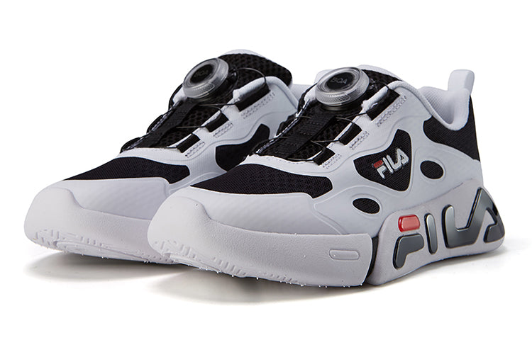 (GS) FILA BOA Classic VNTG Running Shoes Black/White K15B121109FBK