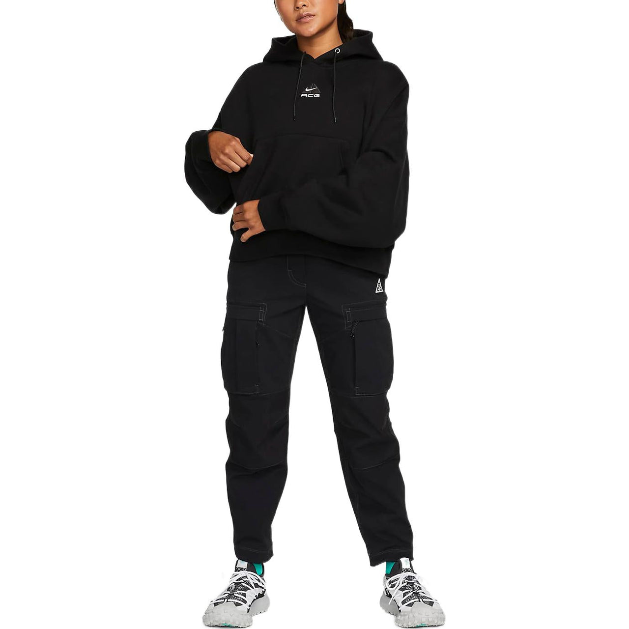 (WMNS) Nike ACG Therma-FIT Fleece Hoodie 'Black' DQ5808-045