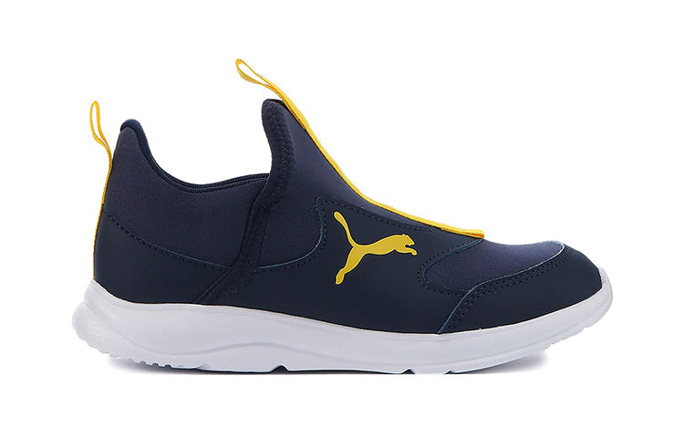 (GS) PUMA Fun Racer Slip On Blue/Yellow 193668-03