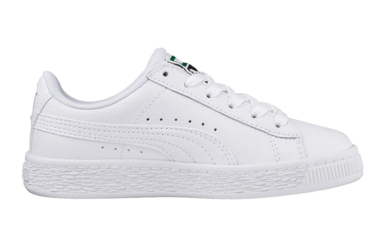 (GS) PUMA Basket Classic JR White 364503-04