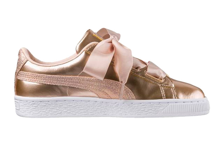 (GS) PUMA Basket Heart Lunar Lux 'Cream Tan' 365993-02