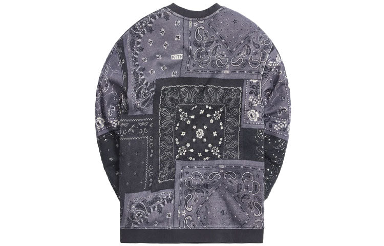 KITH Deconstructed Bandana Crewneck 'Black' KH2650-001