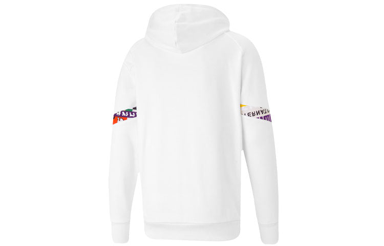 PUMA International Hoodie 'White Black Red' 531330-02