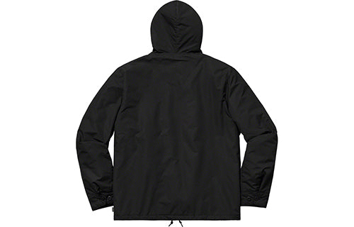 Supreme SS19 Cheetah Hooded Station Jacket Black SUP-SS19-617