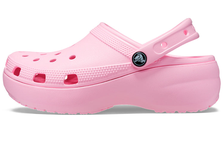 (WMNS) Crocs Classic Platform Clog 'Flamingo' 206750-6S0