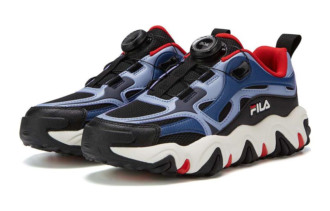 (GS) FILA Luminance Fashion Sneakers 'Navy Red White' K15B242503FBN