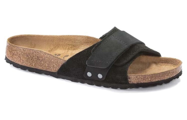Birkenstock Oita Suede Leather Narrow Fit Sandals 'Black' 1024200