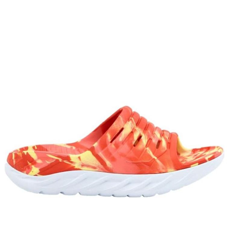 HOKA ONE ONE Ora Recovery Slide 'Swirl Yellow Pear Fiesta' 1126856-YPFS