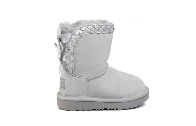 (PS) UGG Classic Short II Snow Boots Gray 1103617T-GRV