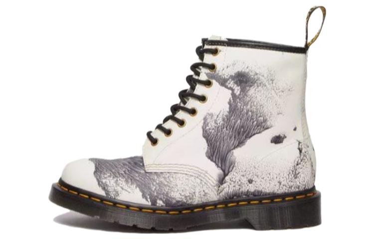 Dr. Martens 1460 x Tate Decalcomania Backhand Leather Lace Up Boots 'Multicolor Black White' 31731649