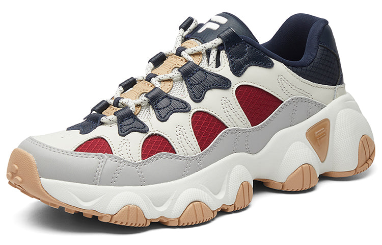 (WMNS) FILA Jagger Low Running Shoes White/Red/Blue F12W041419FWB