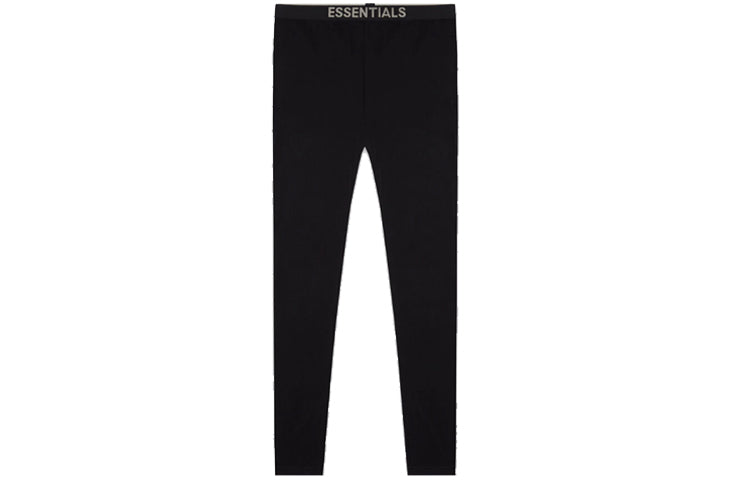 Fear of God Essentials FW20 Knit Logo Pants 'Black' FOG-FW20-183
