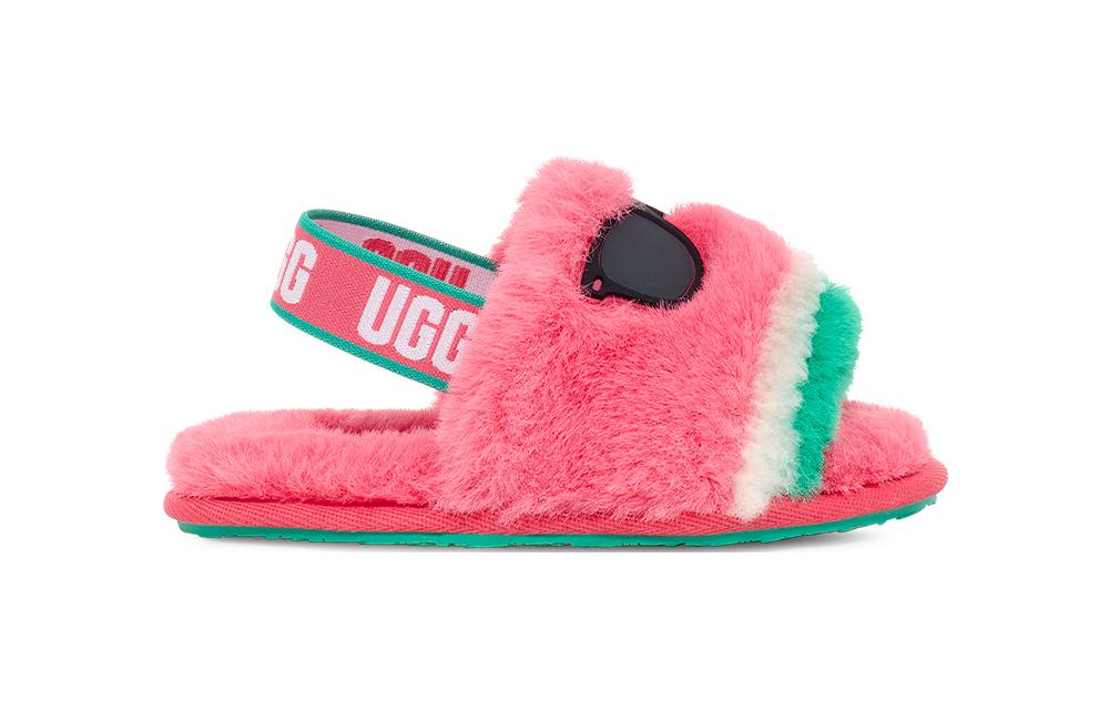 (TD) UGG Fluff Yeah 'Watermelon Stuffie' 1136516T-WTR
