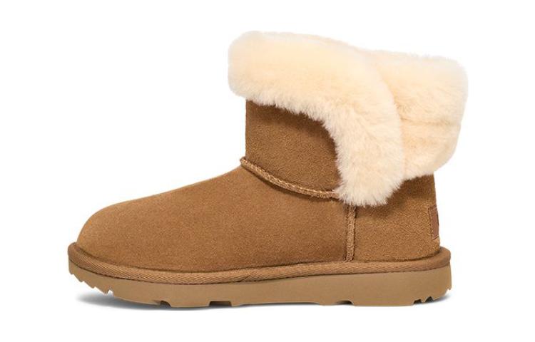 (PS) UGG Classic Low Fur 'Chestnut' 1153637K-CHE