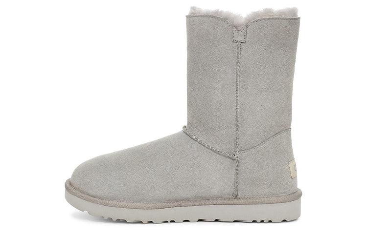 (WMNS) UGG Bailey Button UGG Charm Metallic Alphabet Version Fleece Lined 'Light Grey' 1114970-SEL