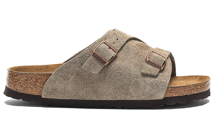 Birkenstock Zrich Soft Footbed Suede Leather 'Taupe' 1009532