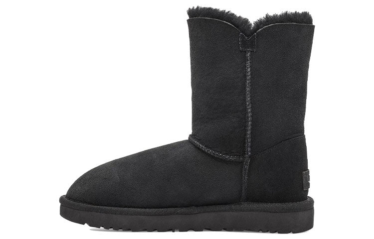 (WMNS) UGG Bailey Button II Boot Fleece Lined Black 1016226-BLK