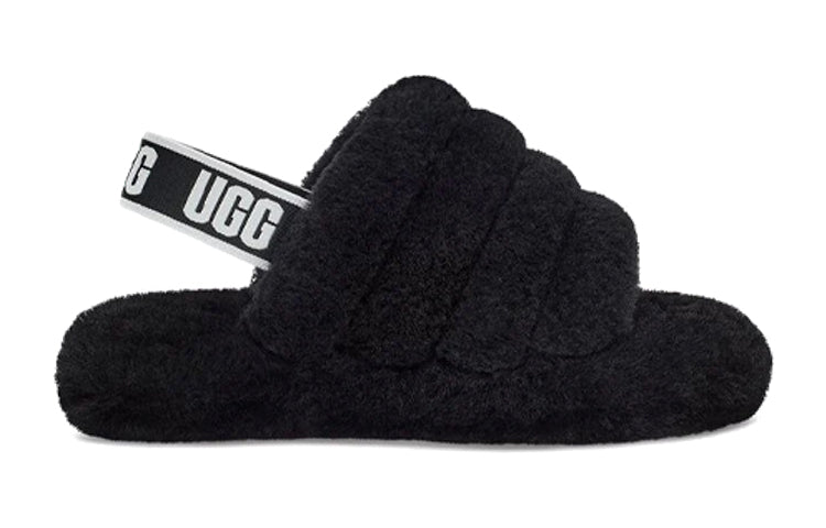 (PS) UGG Fluff Yeah Slide 'Black' 1098494K-BLK