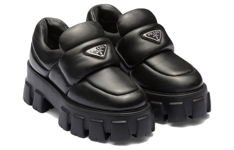 (WMNS) PRADA Soft Padded Nappa Leather Loafers 'Black' 1D125N_2DL8_F0002_F_055