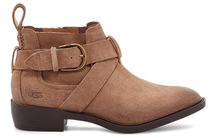 (WMNS) UGG Wylma Low Heels Short Boots Coffee 1112390-CGND