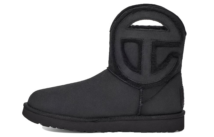 Telfar x UGG Logo Mini Cozy Soft Unisex Black 1122991-BLK
