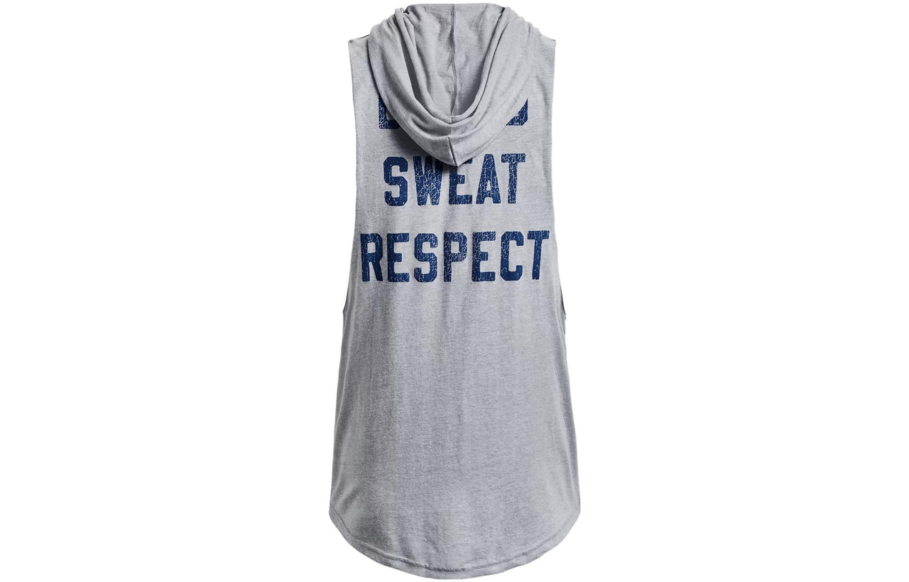 Under Armour Project Rock BSR Bull Sleeveless Hoodie 'Grey Blue' 1376939-035