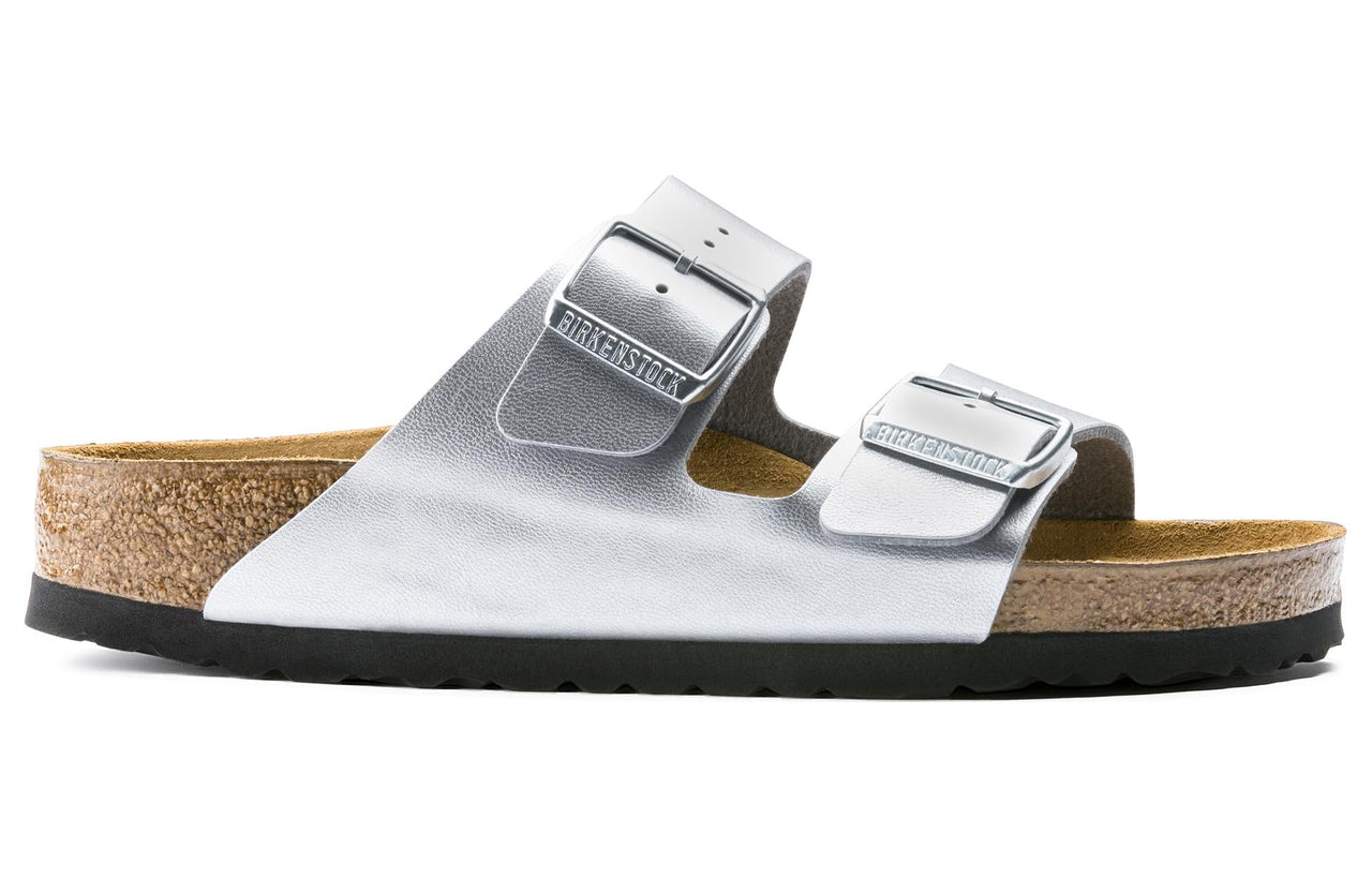 (WMNS) Birkenstock Arizona Birko-Flor 'Silver' 1012282