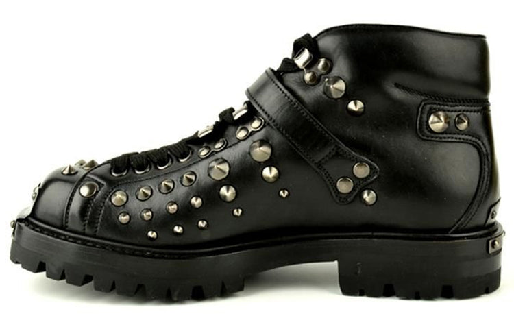 PRADA Fashion Ankle Boots Men's Black