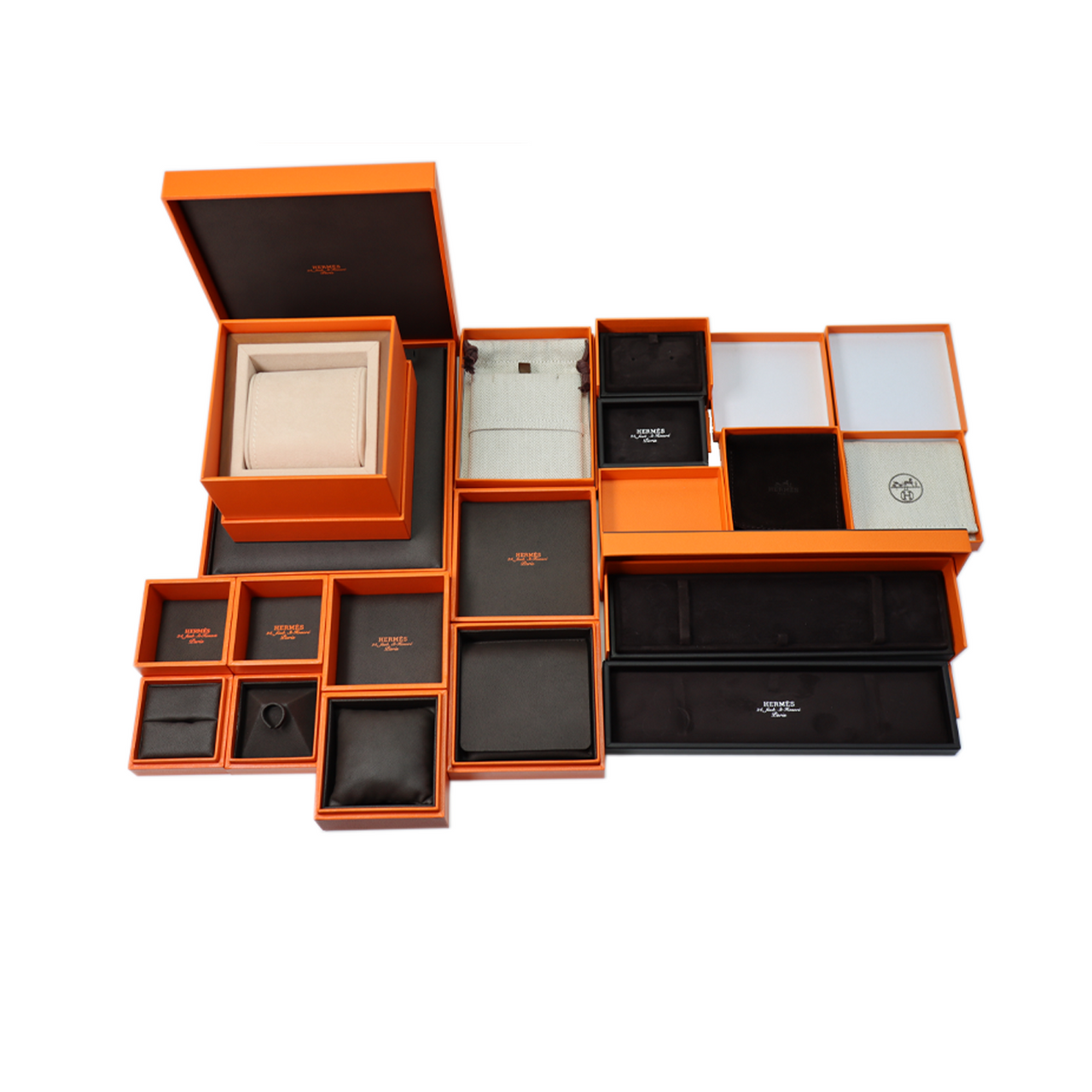 HERMES Mini Pop H Pendant Palladium tone