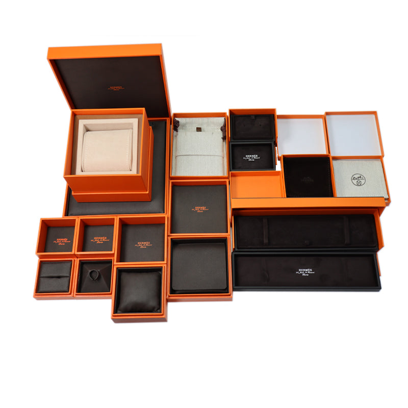 HERMES 18K Rose Gold Necklaces Women's Gold