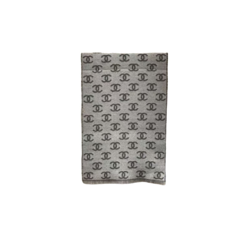 CHANEL - Knit Scarves Women's Gray