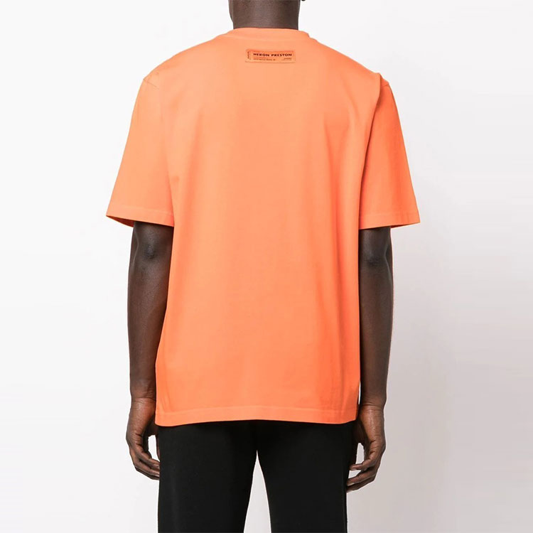HERON PRESTON Fw22 CTNMB T-shirt 'Orange' HMAA034C99JER0012201