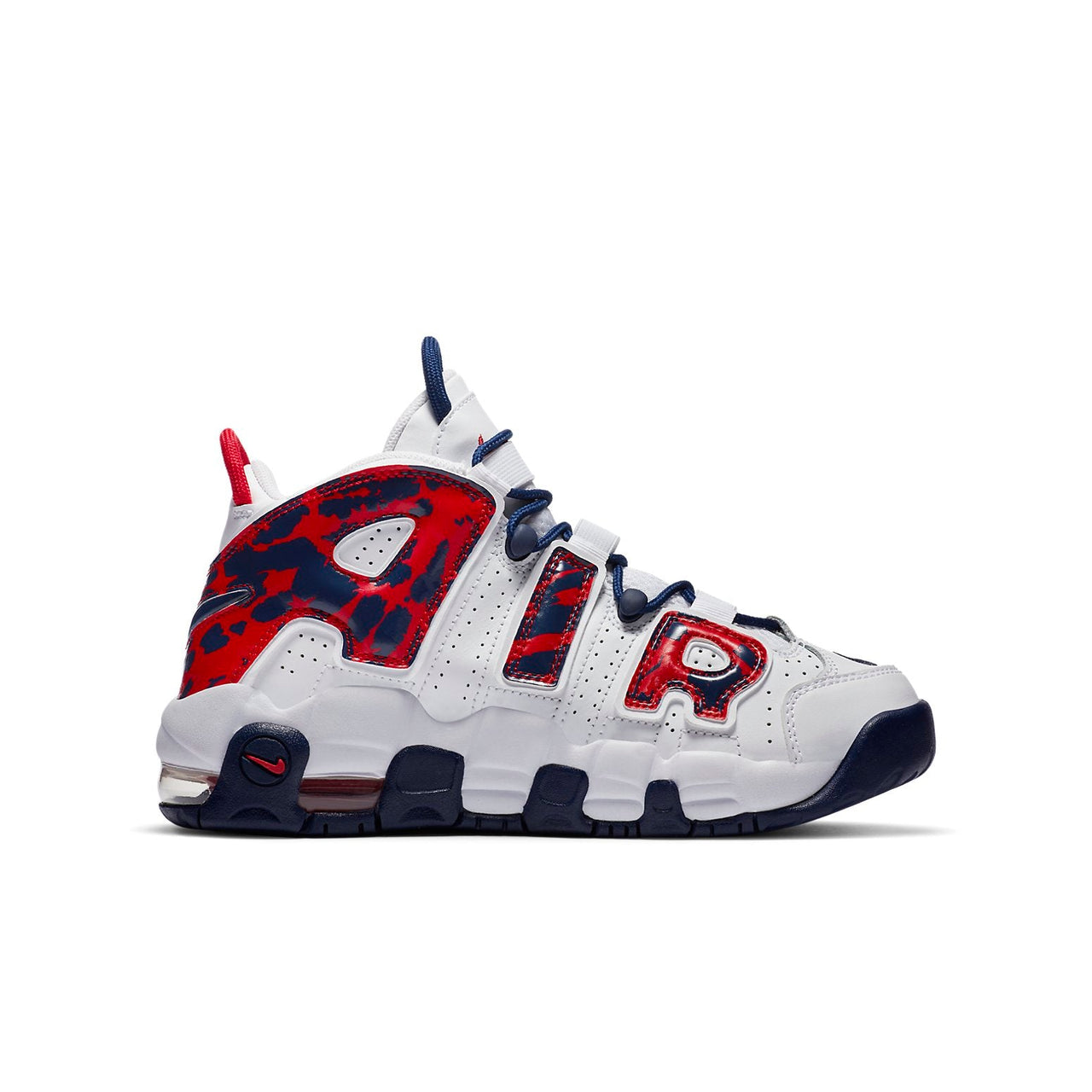 (GS) Nike Air More Uptempo 'Red Navy Camo' CZ7885-100