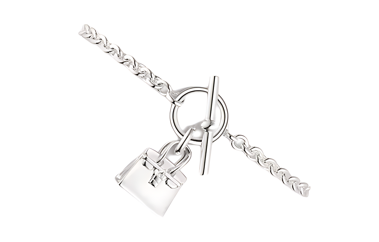 HERMES 925 Sterling Silver Bracelets Women's