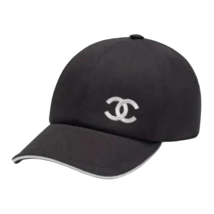 CHANEL - Baseball Caps Unisex Black