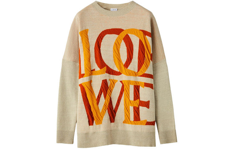 LOEWE 2010s Logo intarsia Sweater