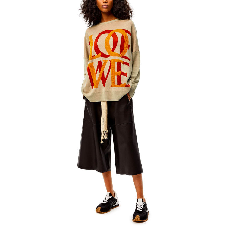 LOEWE 2010s Logo intarsia Sweater