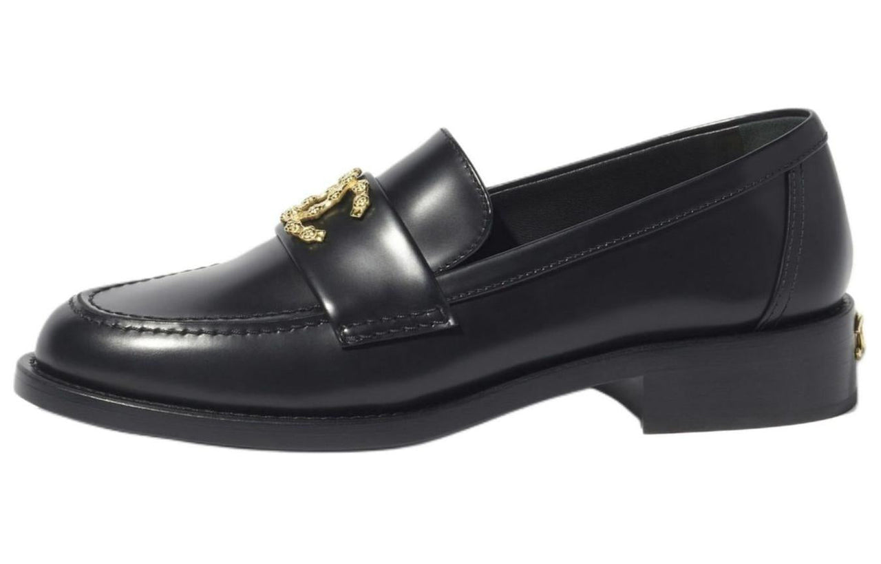 CHANEL Loafers 3cm Women's Black