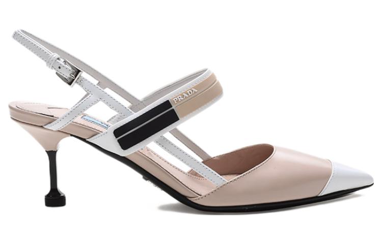 PRADA High Heels Women's Nude White