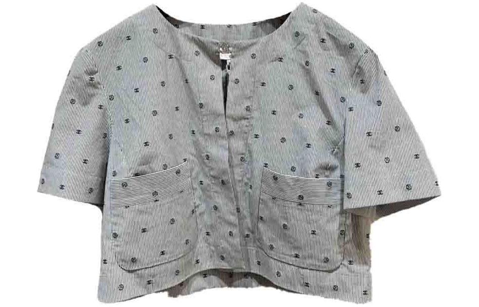 CHANEL 24 Spring And Summer T-Shirt Women's Gray