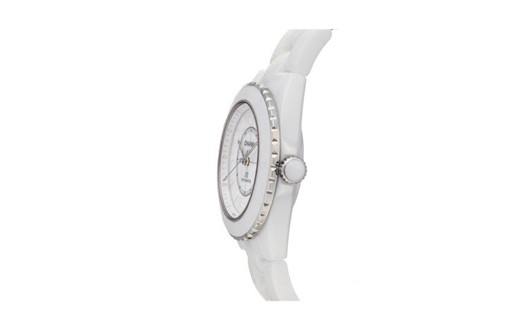 CHANEL J12 Collection Wrist Watch Automatic Mechanical Movement Ceramic Strap White Dial Unisex