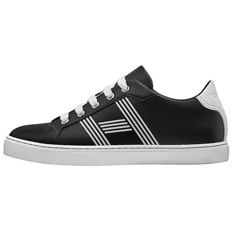 HERMES Avantage Low-Top Casual Skateboard Shoes Women's Black