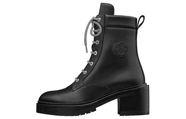 HERMES Ankle Boots Women's Black