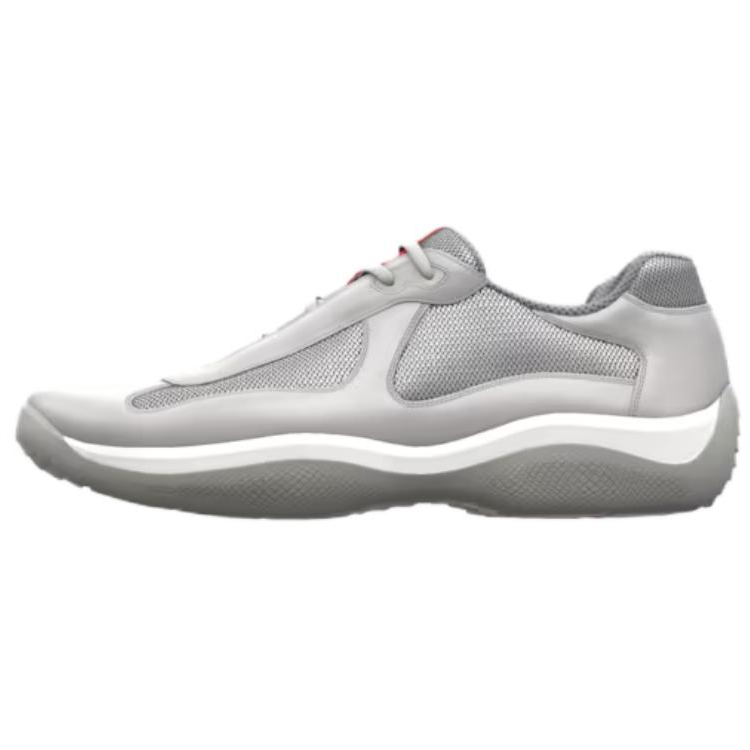 PRADA America's Cup Low Top Casual Shoes 3.5cm Unisex Gray