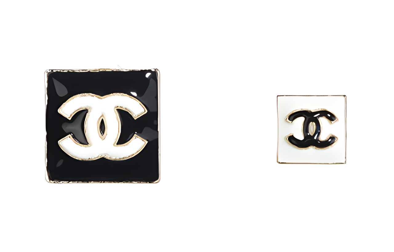 CHANEL Brooches Women's Black/White